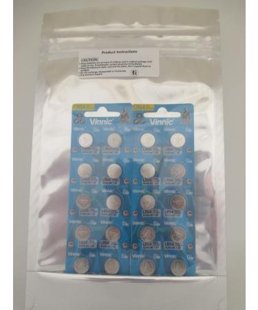 20 VINNIC 1131F LR54 AG10 ALKALINE BATTERIES 1.5V WATCH NO MERCURY 2025 NEW