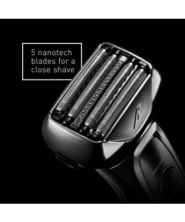Panasonic Arc5 Electric Razor for Men - 5 Blades Shaver with Sensor Technology | Wet Dry, Silver - Includes Trimmer and Automatic Clean/Charge Station - Buy Online on GoSupps.com