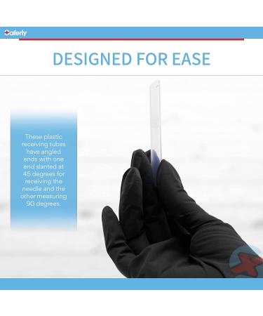 Saferly 8mm Plastic Piercing Needle Receiving Tubes - Box of 50 | Medical Grade Disposable Body Jewelry Supplies - Buy Online on GoSupps.com