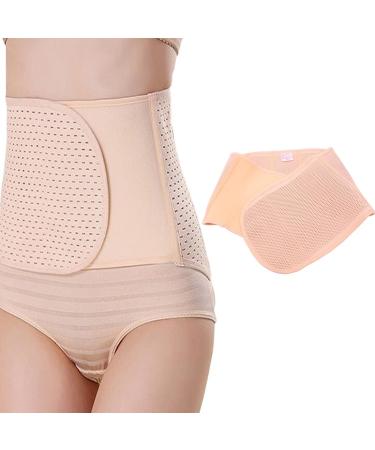 QUUPY Postpartum Belly Wrap - Breathable Girdle & Abdominal Binder for Postnatal Recovery | Maternity Support & Waist Trimmer - Buy Online on GoSupps.com
