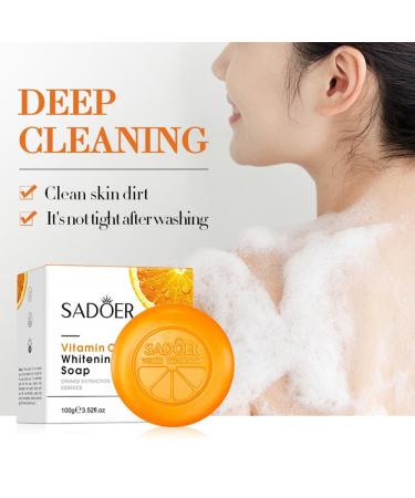 Shop Handmade Orange Scented Cleansing Body Soap | Rich Foam 100g & 300g | International Shipping Available - Buy Online on GoSupps.com