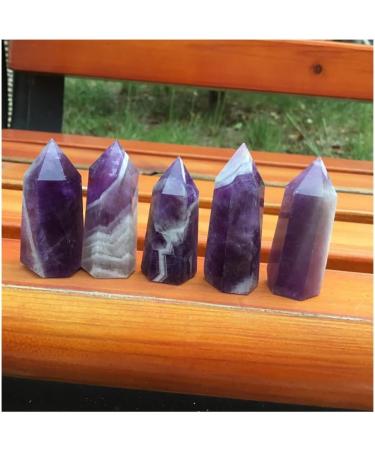 Natural Crystal Rough NaturalWand Decorated Natural Fantasy Amethyst TowerQuartz PointStones (Size : 1 pc) (Size : 1 pc) - Buy Online on GoSupps.com