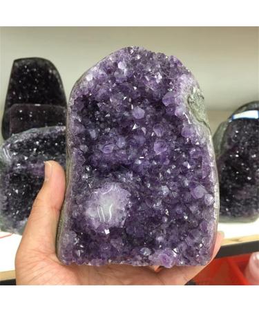 Home Decoration Natural Amethyst Quartz Crystal Cluster Specimen Healing Chakra Stones Crystal Cluster (Size : 900-1000g) - Buy Online on GoSupps.com