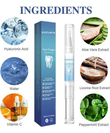 Buy Gums Therapy Gel & Teeth Whitening Pens - Deep Cleaning Stain Removal for Sensitive Teeth (2pcs) | Brighten Your Smile Today! - Buy Online on GoSupps.com