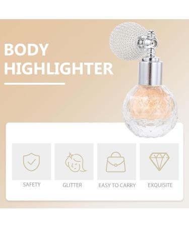 Pretty Vulgar Shimmer Powder Glitter Spray in Champagne Gold - Body Highlighter for Glowing Skin - Buy Online on GoSupps.com