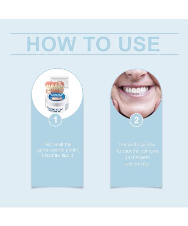 Denture Silicone Reline Kit Upper and Lower Veneers Teeth for Men and Women Denture Grooming Kit(1pcs) - Buy Online on GoSupps.com