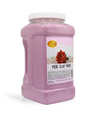 SPA REDI - Clay Mask  Sensual Rose  128 Oz - Pedicure and Body Deep Cleansing  Skin Pore Purifying  Detoxifying and Hydrating - Natural Bentonite Clay  Infused with Sensual Rose 128 Fl Oz (Pack of 1)