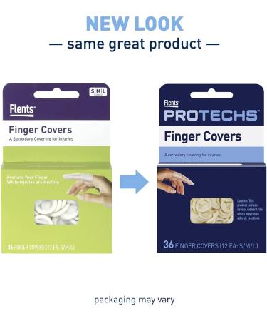 Flents First Aid Finger Cots 36 Count - Protects Injured Fingers for Healing (Pack of 1) - Buy Online on GoSupps.com