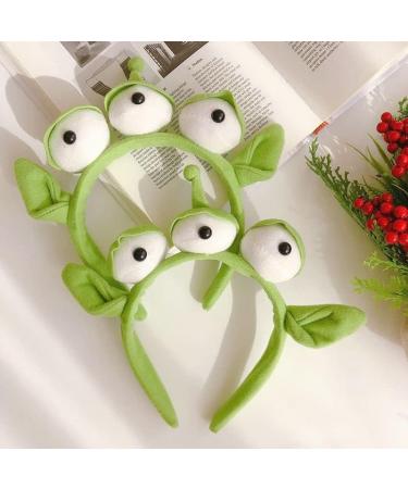 Three-Eyed Headband Alien Headband Three Eyed Alien Headband Cute Eyes Headbands Alien Ears Costume Funny Headwear for Cosplay Halloween Party Taking Photos Face Wash Makeup - Buy Online on GoSupps.com