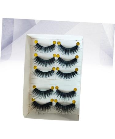 POPETPOP 5 Pairs Fake Eyelashes Magnetic False Eyelashes Magnetic Eyelashes Thick False Eyelashes Cross False Eyelashes False Lashes Natural False Lashes 3d Dense Cotton Thread - Buy Online on GoSupps.com