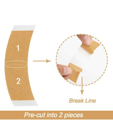 Waterproof Double-Sided Adhesive Tape for Lace Front Wigs - Brown Color - 36 Pieces - Buy Online on GoSupps.com