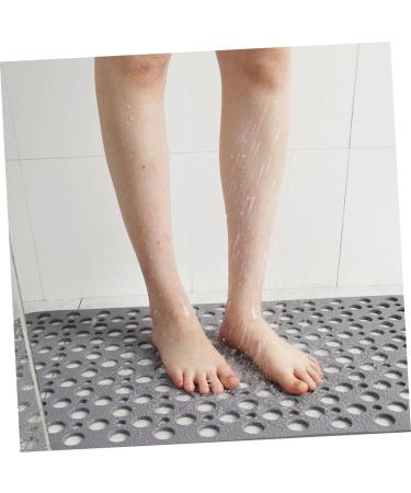 Alipis 1pc Bath Mats for Tub Floor+mats+for+Home Suction Bathroom Mat Bathtub Mat Carpet Sucker Square Grey 75*43cm - Buy Online on GoSupps.com