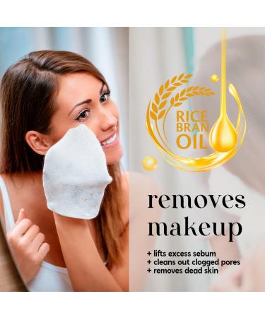 Buy 100% Natural Waterproof Makeup Remover & Rice Oil | 500ml Facial Cleanser & Effective Treatment for Stretch Marks - Buy Online on GoSupps.com
