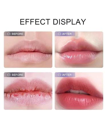 Plumping & Anti-Wrinkle Hydrating Lip Serum - 2Pcs Color-Changing Lip Plumper Serum Plumping and Moisturizing LipSerum to Combat Moisturizing Non-Sticky (Mix) - Buy Online on GoSupps.com