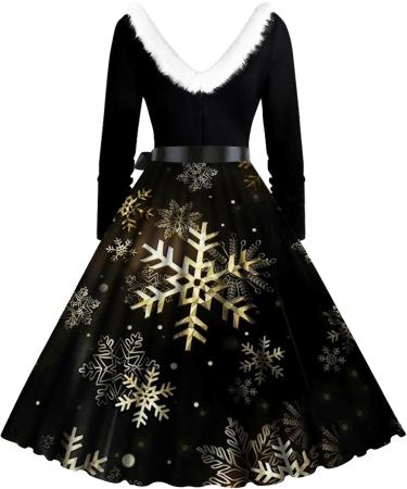Hanxiulin Ladies Fashion Christmas Mini Hooded Sweater & Party Jumper - Trendy Hoodover Dress Top - Buy Online on GoSupps.com