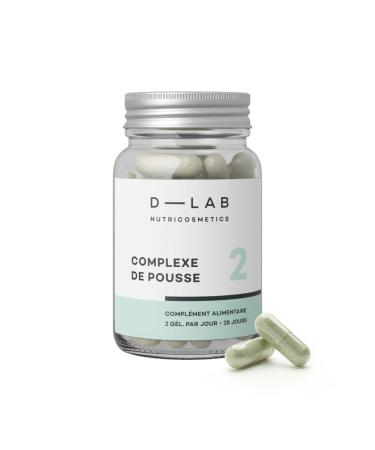 D-LAB Hair Growth Complex | 1 Month of Food Supplement | Stimulates Very Fast Growth Repairs the Fiber and Intensely Nourishes the Hair for Optimal Hair Strengthening