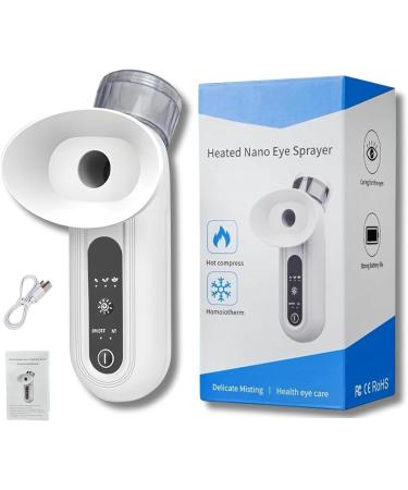 Eye Steam Sprayer - Hydrating Eye Treatment with Warm Mist for Dry Eye Relief Compact Soothing Steamer for Ultimate Eye Care