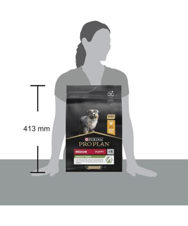 PRO PLAN Medium Puppy Dry Dog Food Healthy Start Rich in Chicken 3kg Medium Puppy 3 kg (Pack of 1) - Buy Online on GoSupps.com