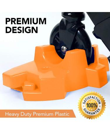 50 Strong Scooter Stand - Interlocking Offset Base - Fits Most Scooters - Stable & Secure - Orange - Buy Online on GoSupps.com