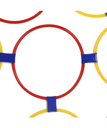 Sensory Training Hoops Hopscotch Hoop 10PCS Plastic Material Environment Friendly Multipurpose for Daily Entertainment (L 6.2x36cm) - Buy Online on GoSupps.com