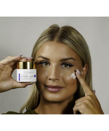 Gunilla Ceramide Cream A17 - 24-Hour Anti-Aging Moisturizer | Natural Vegan Formula with 17 Actives & Botanicals | Reduce Fine Lines & Wrinkles | 2oz - Buy Online on GoSupps.com