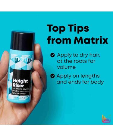 Matrix Height Riser Volumising Styling Powder - Instant Volume & Shine 7g - Buy Online on GoSupps.com