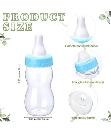 Greenery Baby Shower Games Set - 100 Guess How Many Pacifiers Game with 10 HB Pencils & Decorative Acrylic Pacifiers - Gender Reveal Party Favors (Blue) - Blue Plant Theme - Buy Online on GoSupps.com
