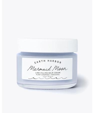 Mermaid Moon Line-Filling Balm Cream - Vegan Night Treatment for Wrinkles and Hydration with 20+ Actives - Deeply Restores and Nourishes Skin