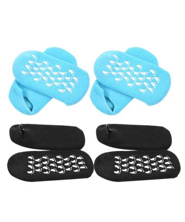 Beaupretty 2 pair of moisturizing gel socks for women gel socks for women overnight socks for foot care Moisturizing socks for women feet lotion Miss spa