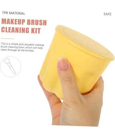 FRCOLOR 4 Sets Cleaning Bowl for Makeup Brush Cleaning Pad Cleaning Set for Makeup Brush Silicone Brush Cleaner Makeup Brush Also Washing PP Homemade Washing Bowl - Buy Online on GoSupps.com