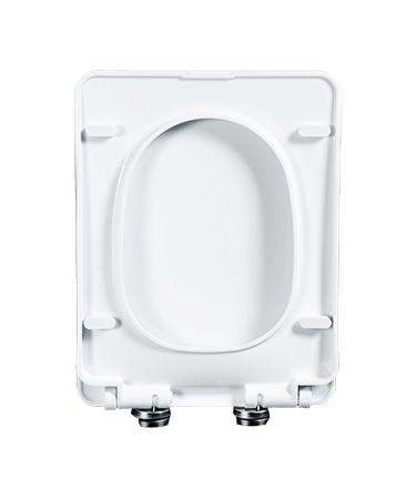 Square Toilet Seat Soft Close with Easy Quick Release Top Fix Adjustable Hinges Easy Installation White Soft Close Toilet Seats 04b Little Surprise 06a