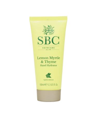 SBC Skincare Lemon Myrtle & Thyme Hand Hydrator 100ml Moisturising Soothing Hand Cream Vegan Friendly