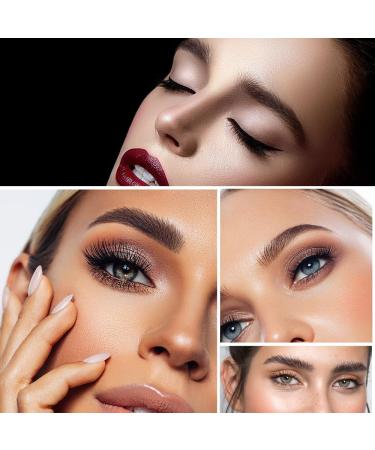 Horuili 3D Eyebrow Pencil Waterproof Eyebrow Pencil with 4 Split Tips Liquid Eyebrow Pencil Long Lasting Natural Eyebrow Pencil Eye Makeup Eyebrow Pencil 2pcs - Buy Online on GoSupps.com