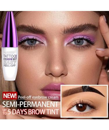 Gel Sourcils Pelable 120 g Maquillage Semi-Permanent R sistant l Eau et la Transpiration Longue Tenue Deux Teintes Noir et Brun 03 - Buy Online on GoSupps.com
