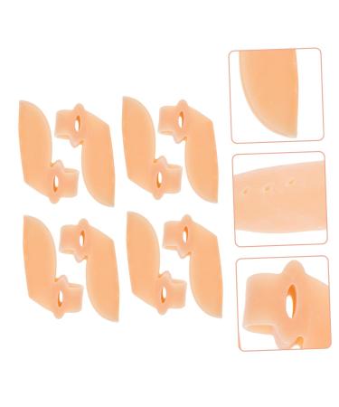 4 Pairs Silicone Toe Separators - Portable Toe Spacers for Bunion & Foot Care | Toe Protector & Corrector for Home Use - Buy Online on GoSupps.com