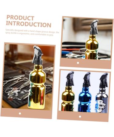 ABOOFAN Hair Salon Spray Bottle Travel Sprayer Container Mist Bottle Plant Water Spray Bottle for Plants Fine Water Mister Sprayer Pen Bottle Spray Makeup Spray Plastic Cosmetic Oil Head 23.5x6cm Golden - Buy Online on GoSupps.com