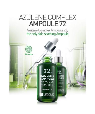 HISTOLAB 72% Azulene Complex Ampoule | Soothing & Troubled Skin (50ml/1.7fl.oz) - Buy Online on GoSupps.com