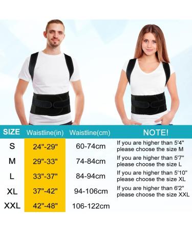 X-Large Back Posture Corrector & Lumbar Support Improve Posture & Relieve Waist Pain - Shop Internationally - Buy Online on GoSupps.com
