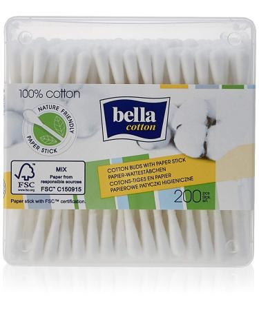 Bella Cotton Buds (Box of 200 Pieces) 1