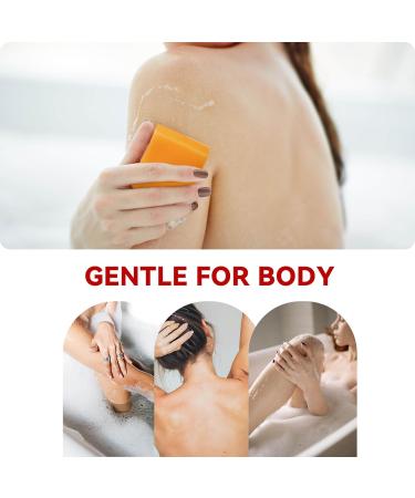 Buy Kojic Acid & Turmeric Soap Bar - Fresh Citrus Scent Vitamin C Shea Butter - Gentle Face & Body Cleanser (3 Pack) - International Shipping Available - Buy Online on GoSupps.com