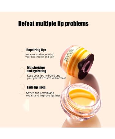 Lip Moisturizer 55g Soothing Nourishing Balm Moisturizing Protection Formula Smooth NonSticky Texture Daily Comfort Repair Support Premium Beauty Lip Care Yellow - Buy Online on GoSupps.com