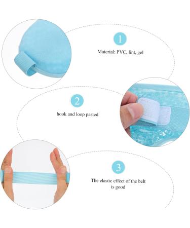 PLAFOPE 1pc Cold Compress Hot Compress Eye Mask Blackout Eye Reusable Eye Cooling Patch Heat Eye Eye Mask Eye Shades for Sleep Eye Mask Heated Eye Patch Compress Eye Pad Sleep Eye Blue 20X10X1CM - Buy Online on GoSupps.com