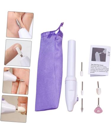 Ipetboom Nail Display Stand 1set Nail Polisher Nail Clippers Abs White Portable Hair Double Bun - Buy Online on GoSupps.com