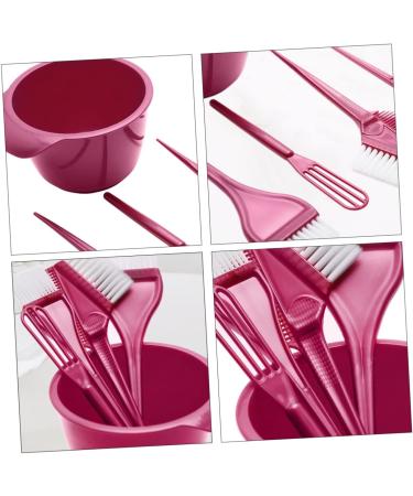 Angoily 1 Set Hairdressing Tool Hair Color Mixing Bowl Hair Tint Bowl Applicator Mixology Kit Pro Tools Home Highlight Kit Hair Coloring Stirrer Hair Dye Cream Stirrer Major Abs Red Brush - Buy Online on GoSupps.com