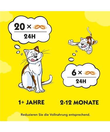 Buy Dreamies Cat Snacks - Cheese Flavor (Mega Box 2 x 350g) - Crispy & Creamy Cat Treats for Happy Cats - Buy Online on GoSupps.com