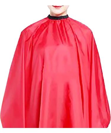 Hair Coloring Dye Cape - Unisex Waterproof Adjustable Hairdressing Gown for Salon & Barber - Red Hair Cutting & Styling Apron for Adults & Kids - Buy Online on GoSupps.com
