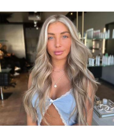 Hair Extensions 24Inch Synthetic Long Wavy Wig Clip in Hair Extensions with 5 Clips in Hair Extensions Long Wavy Synthetic Hairpieces for Women Hair Pieces(5C-99J) 24inches 5C-99J - Buy Online on GoSupps.com