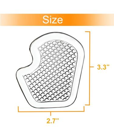 Kimihome Metatarsal Pads 8 Count Gel Cushions - Protect & Relieve Ball of Foot Pain - 4 Pairs - Buy Online on GoSupps.com