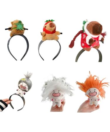 JSGHGDF Halloween Shape Hairband Women Student Photography Hairband Shape Washing Face Headbands Cotton Doll Finishgy - Buy Online on GoSupps.com