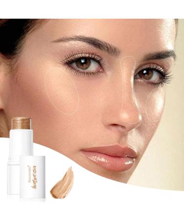 Multifunctional Makeup Stick 3D Highlighter Blush and Rouge Lip Stick Waterproof Highlighter Blush Stick Cream Texture Anti-Sweat Makeup Stick for Cheeks Lips and Eyes Highlighter (No. 01) - Buy Online on GoSupps.com